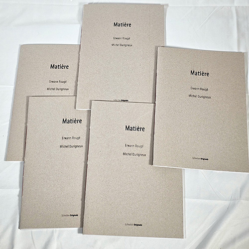 livre d'artiste Matière