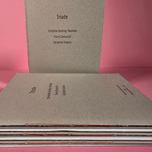 livre d'artiste Triade
