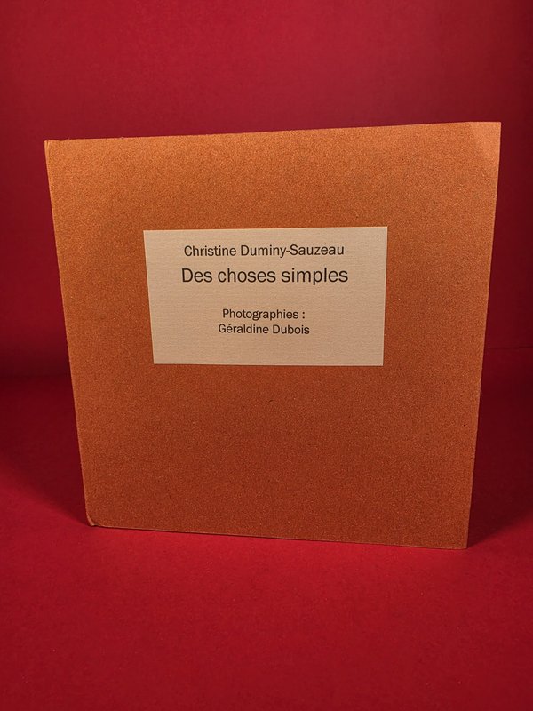 Couverture de Des choses simples