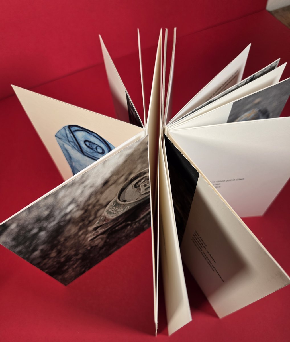 Le leporello déployé en étoile