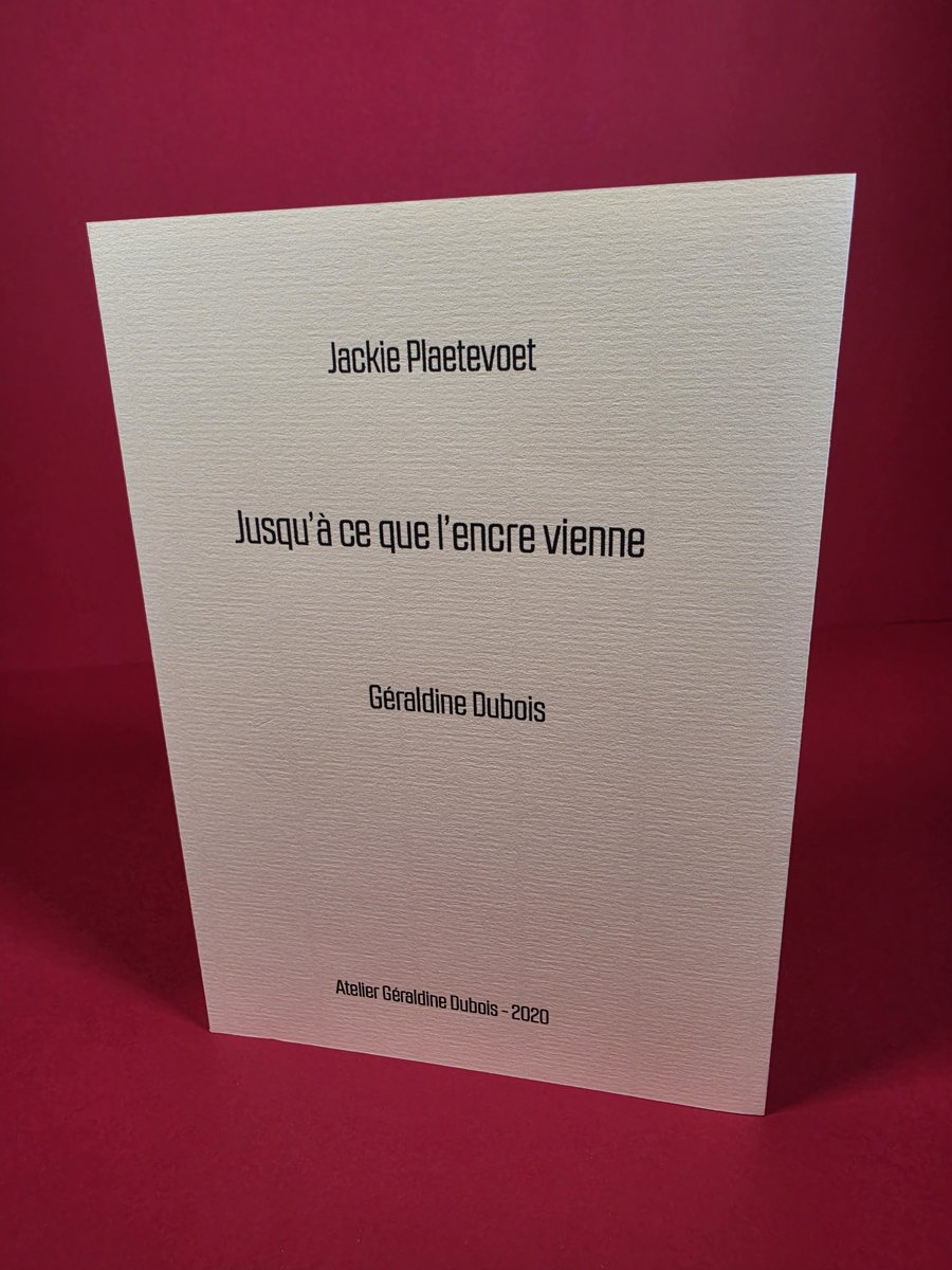 Couverture de Jusqu'à ce que l'encre vienne